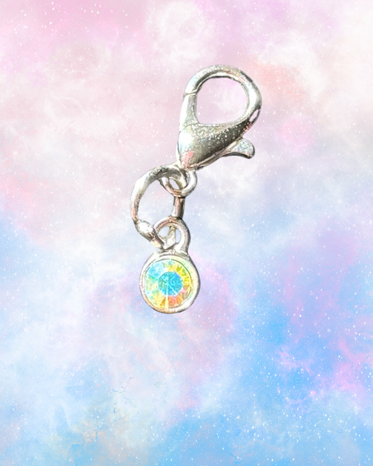 Mini Charm - Aurora Crystal 0.25"