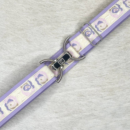 Youth Purple Roses Adjustable Belt