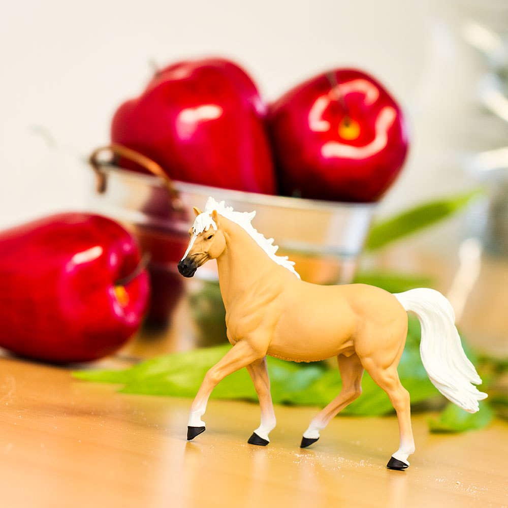 Palomino Mustang Stallion Figurine