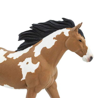 Pinto Mustang Stallion Figurine