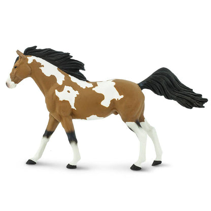 Pinto Mustang Stallion Figurine