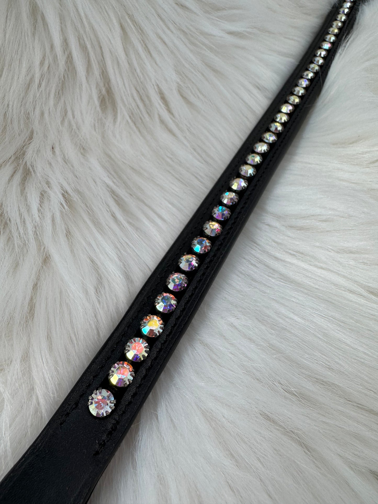 "Winter Flower" Browband - Black