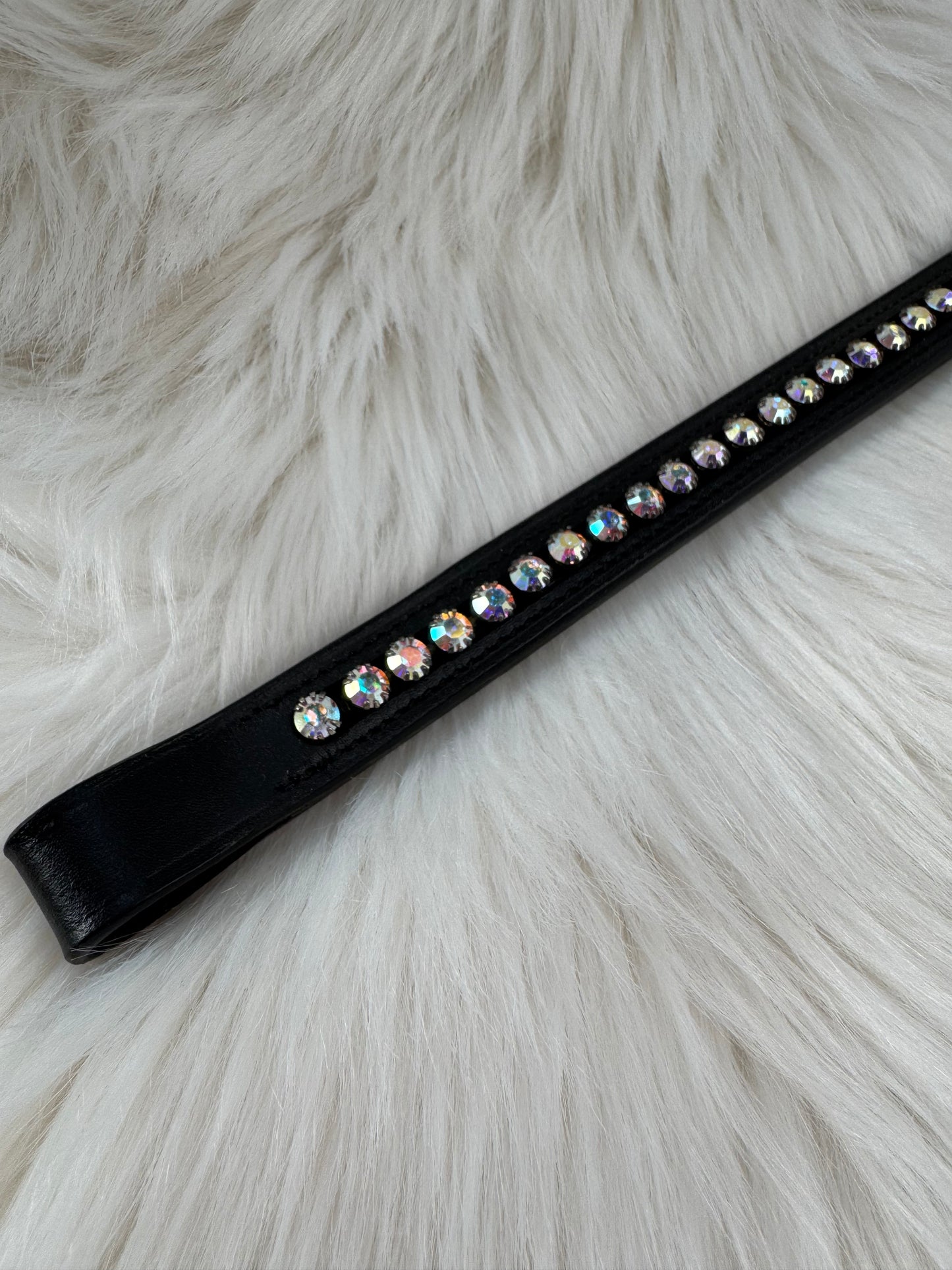 "Winter Flower" Browband - Black