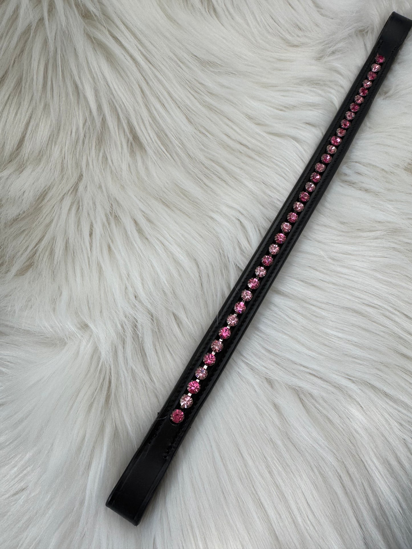 "Cherry Blossom" Flower Browband - Black