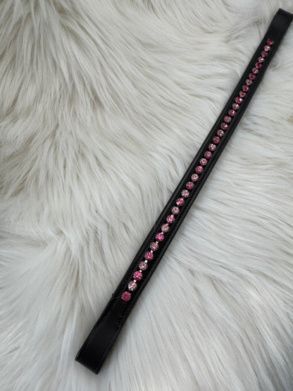 "Cherry Blossom" Flower Browband - Black