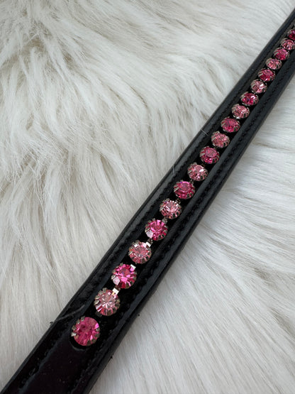 "Cherry Blossom" Flower Browband - Black