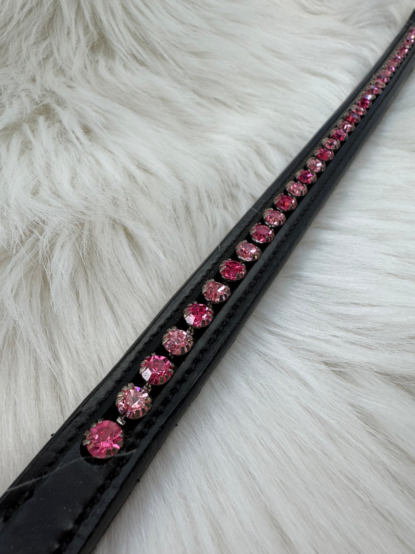 "Cherry Blossom" Flower Browband - Black