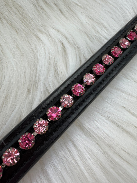 "Cherry Blossom" Flower Browband - Black