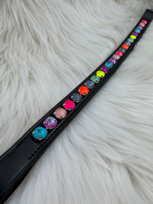 "Neon Lights" Browband - Black