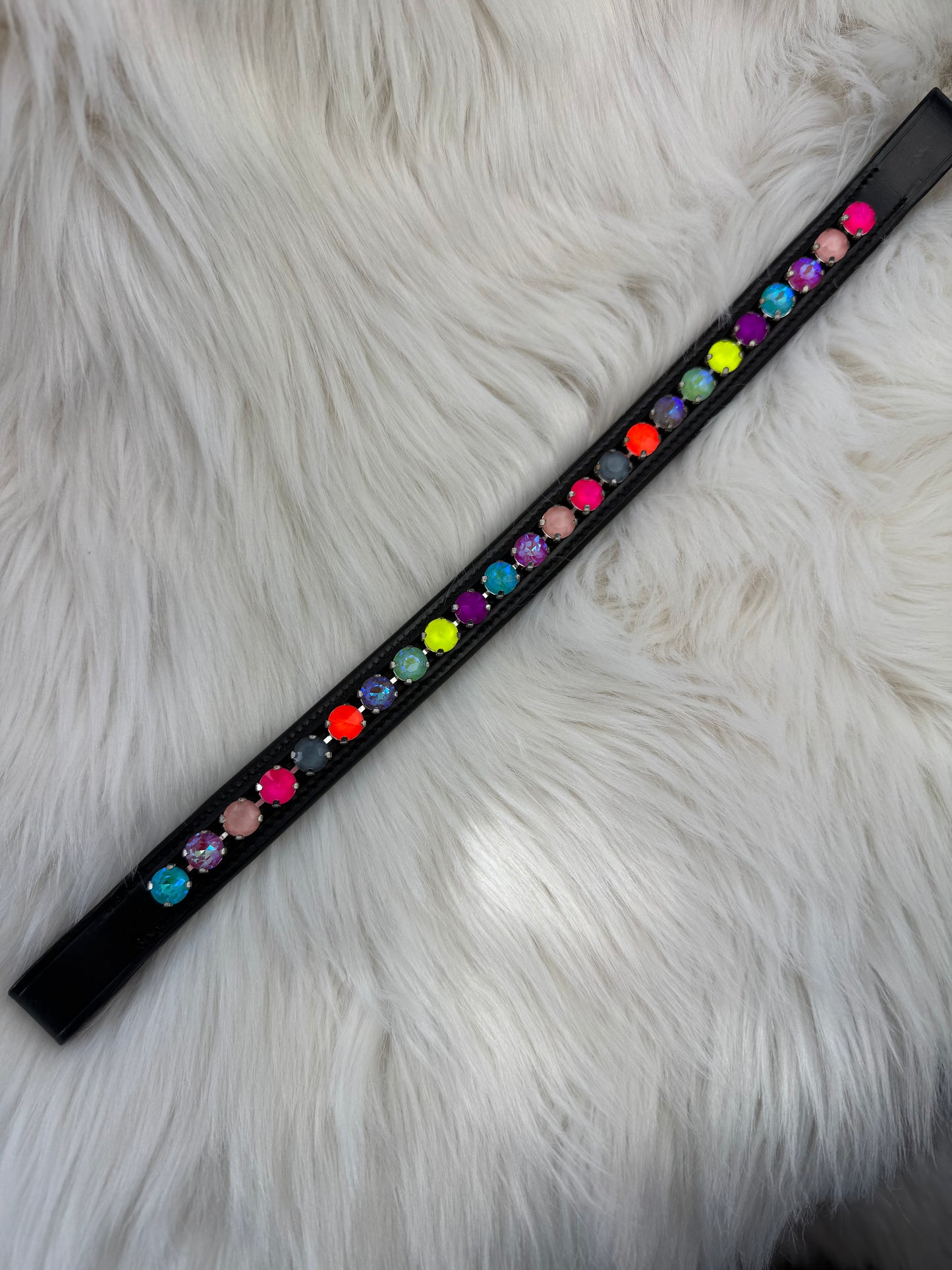 "Neon Lights" Browband - Black