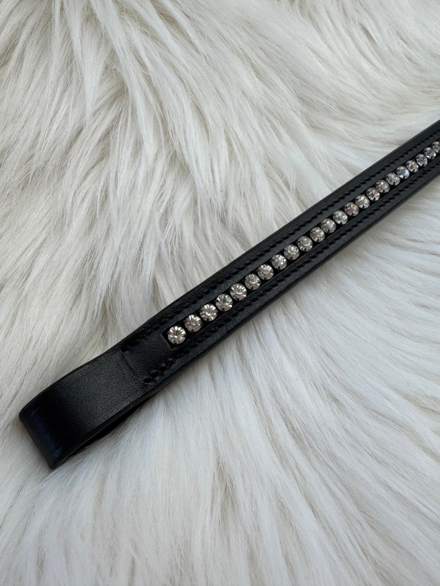 "Soft Flower" Browband - Black