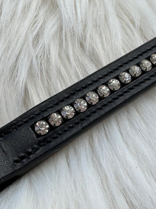 "Soft Flower" Browband - Black