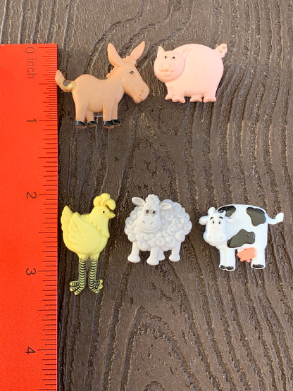 Farm Animal Shoe Charm