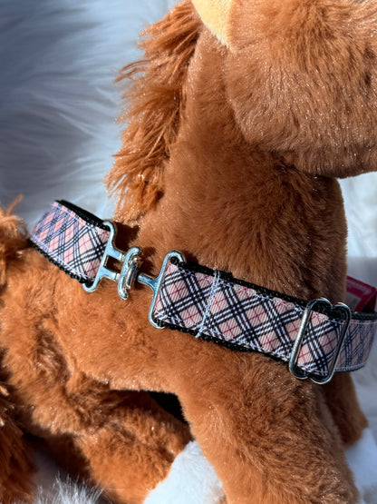 Youth Tan Plaid Adjustable Belt