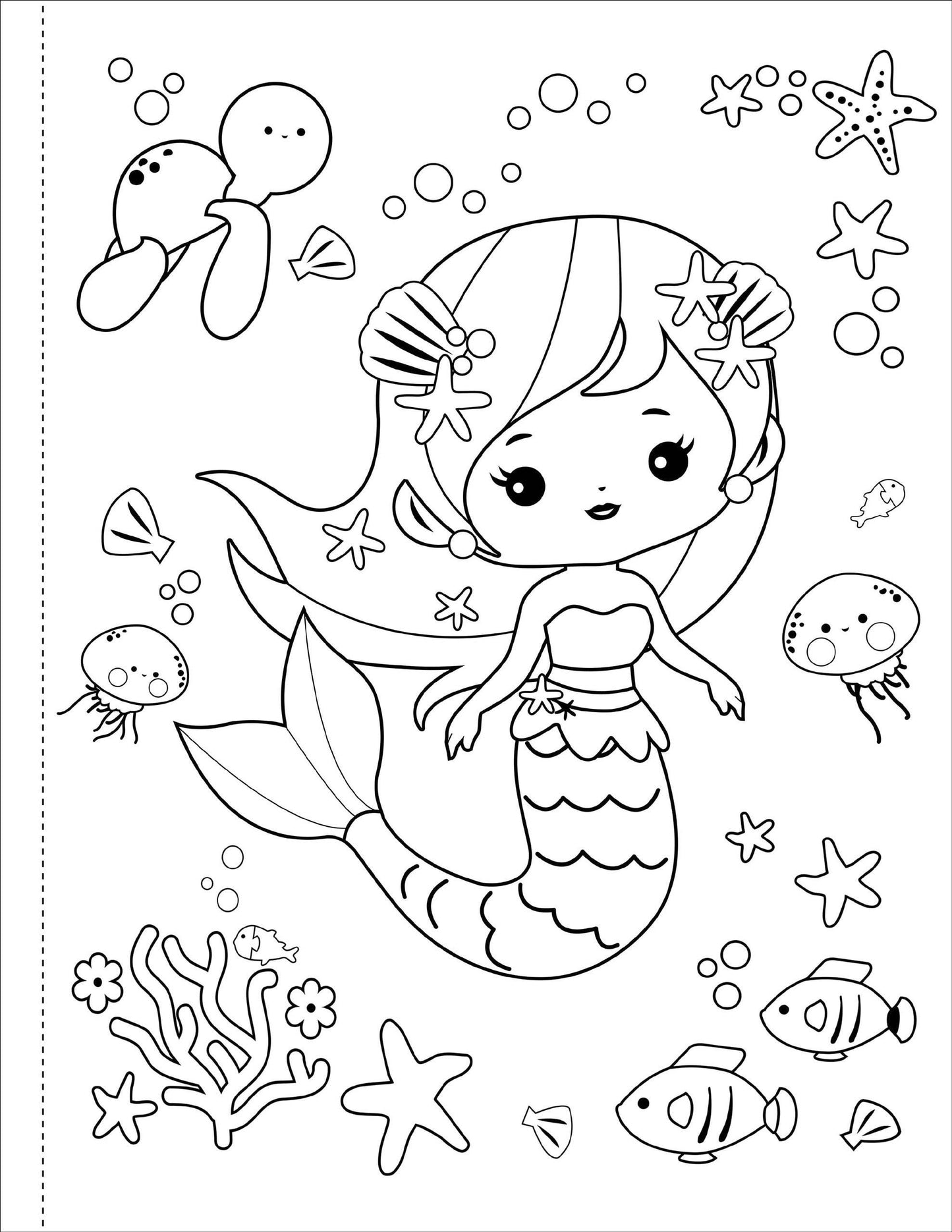 Mermaids Coloring Book