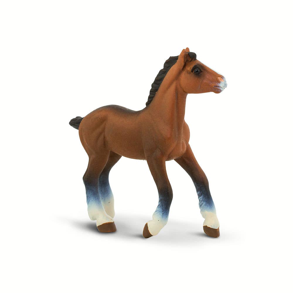 Clydesdale Foal Figurine