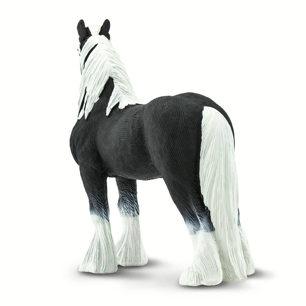 Gypsy Vanner Stallion Figurine