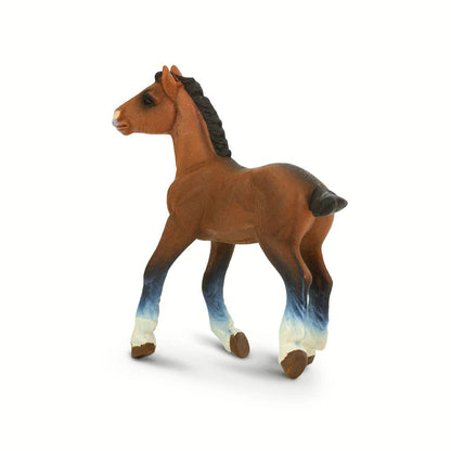 Clydesdale Foal Figurine