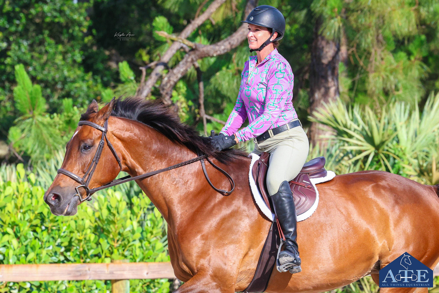 Emerald Snaffle Bits Long Sleeve Sun Shirt