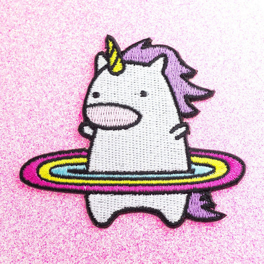 Work it, Hula Unicorn Iron on patch