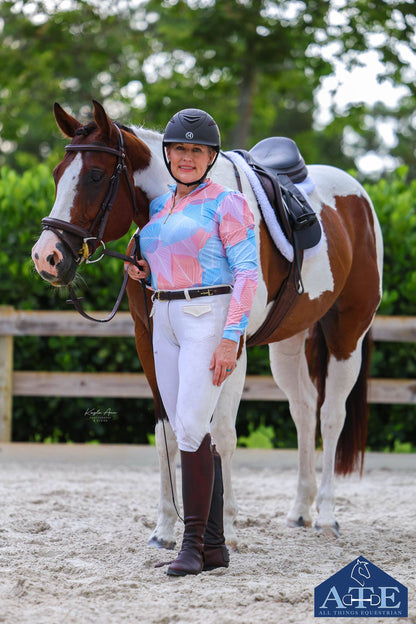 Sunset Palm Leaves Long Sleeve Sun Shirt