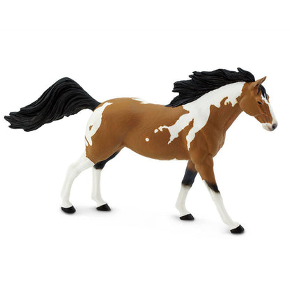 Pinto Mustang Stallion Figurine