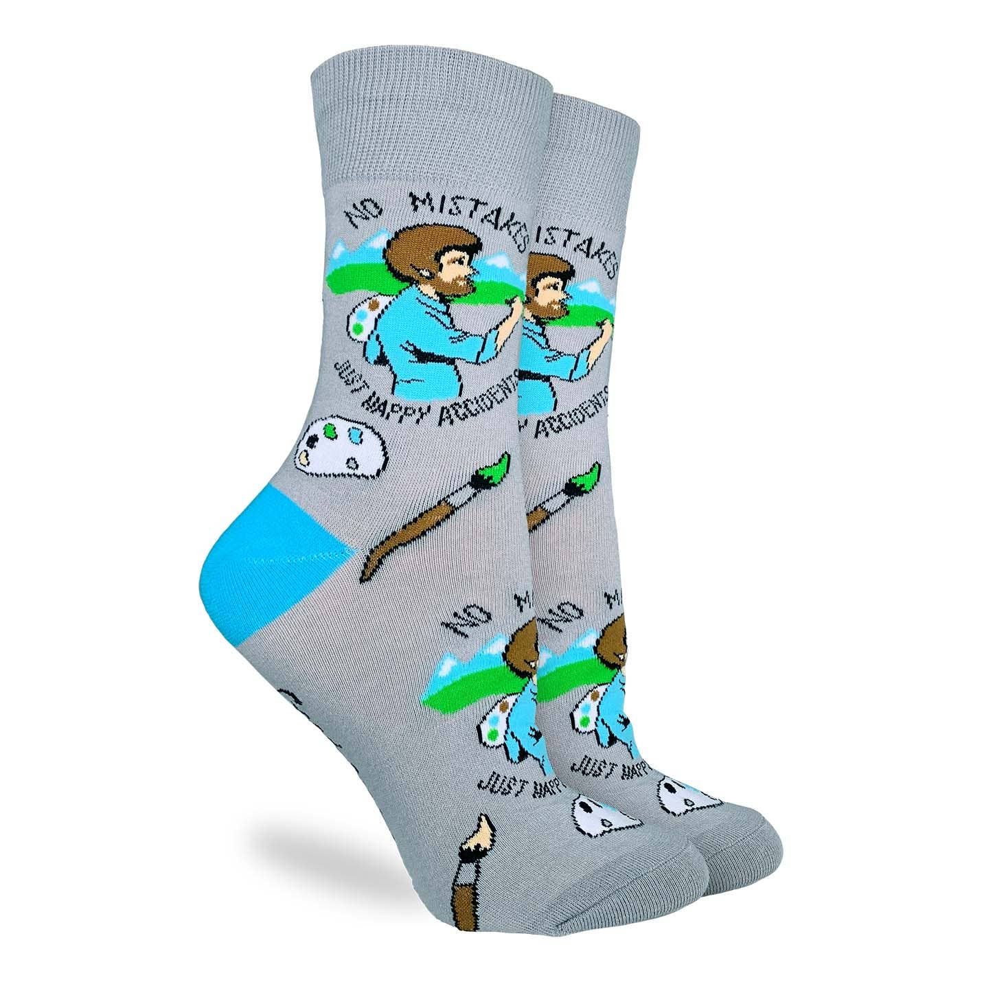 Women's Bob Ross Happy Accident Classic Socks