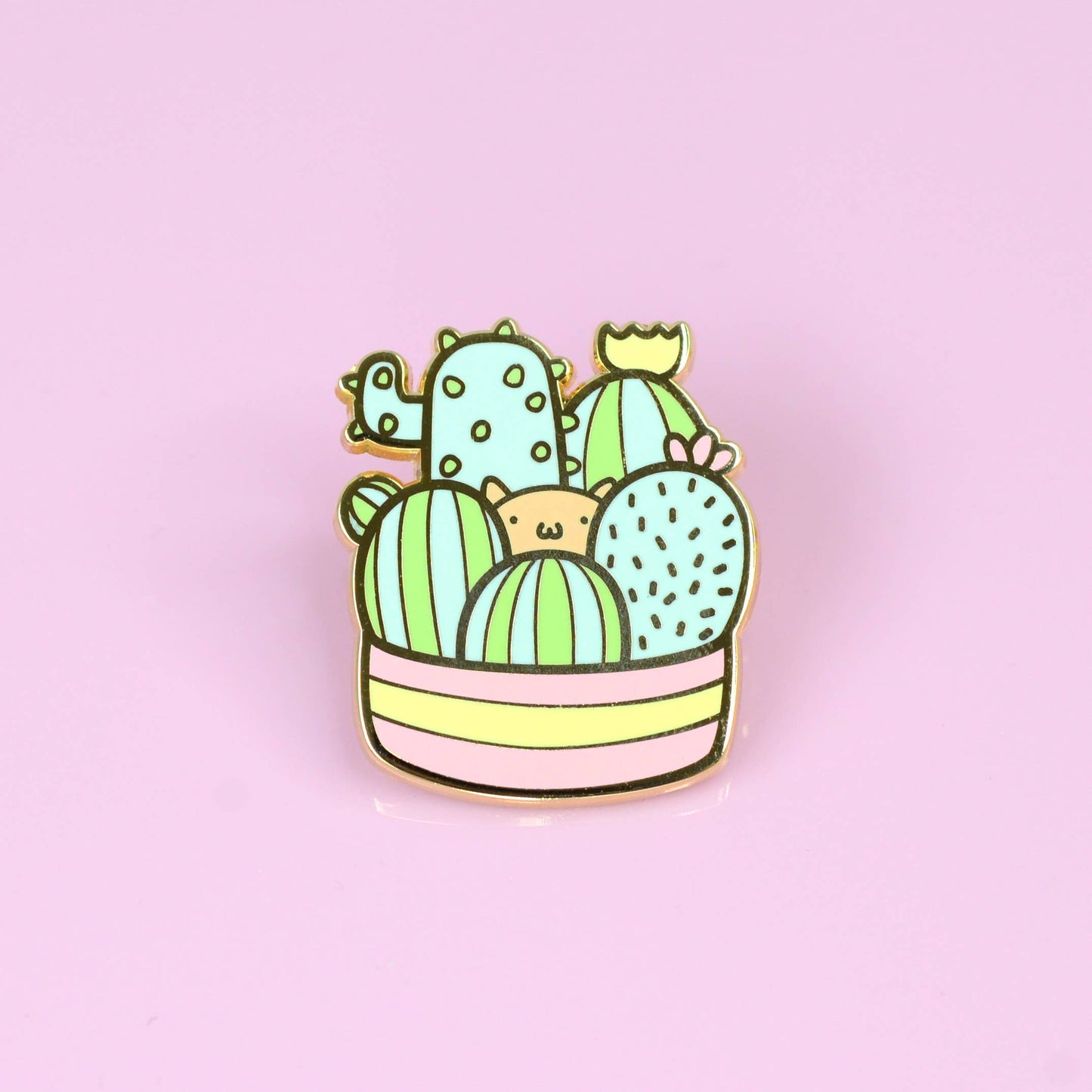 Cactus Catus Enamel Pin