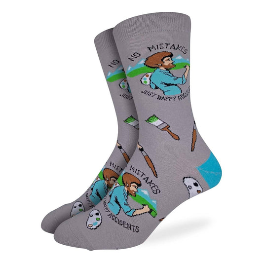 Men's Bob Ross Happy Accident Classic Socks