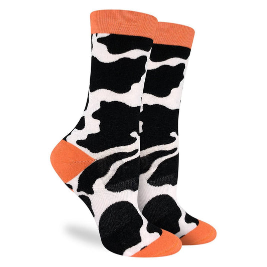 Women's Cow Print Active Fit Socks