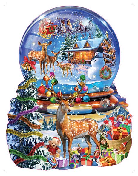 Christmas Snow Globe Puzzle - 1000pcs