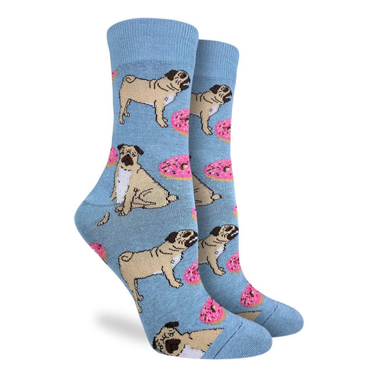 Women's Pugs and Donuts Classic Socks