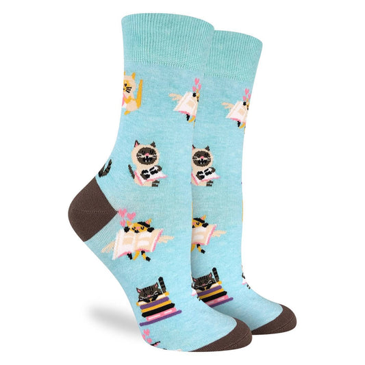 Women's Reading Cats Classic Socks