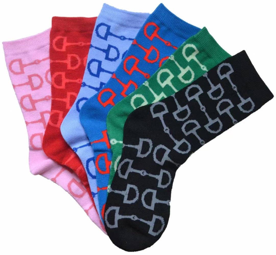 Snaffle Bits Crew Socks